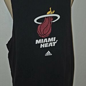 Adidas Miami Heat Black Tank Top